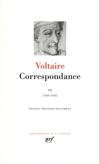Correspondance. Vol. 7. Janvier 1763-mars 1765