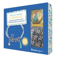 Mon joli bracelet personnalisé. My lovely personalised bracelet. Mi espléndida pulsera personalizada