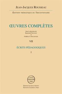 Oeuvres complètes. Vol. 7-8. Ecrits pédagogiques