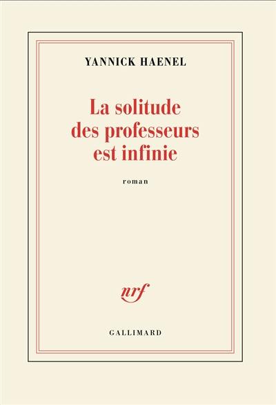 La solitude des professeurs est infinie