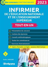 Infirmier de l'Education nationale et de l'enseignement supérieur : cat. A : tout-en-un 2021