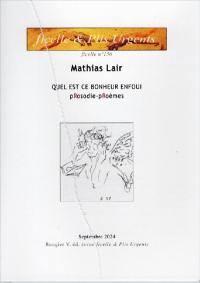 Quel est ce bonheur enfoui : prosodie-proèmes