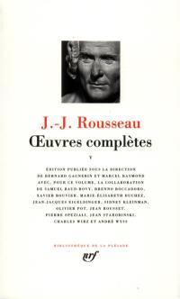 Oeuvres complètes. Vol. 5. Musique, langage, histoire, sciences
