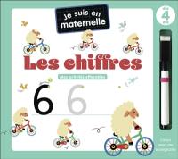 Je suis en maternelle : les chiffres : mes activités effaçables, dès 4 ans