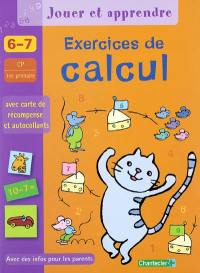Exercices de calcul CP-1re primaire, 6-7 ans