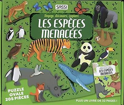 Puzzle & Livre Dinosaure Sassi Junior : Voyage, Découvre, Explore