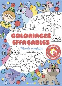 Coloriages effaçables : Monde magique