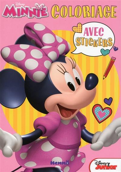 Minnie : coloriage avec stickers Minnie : coloriage avec stickers