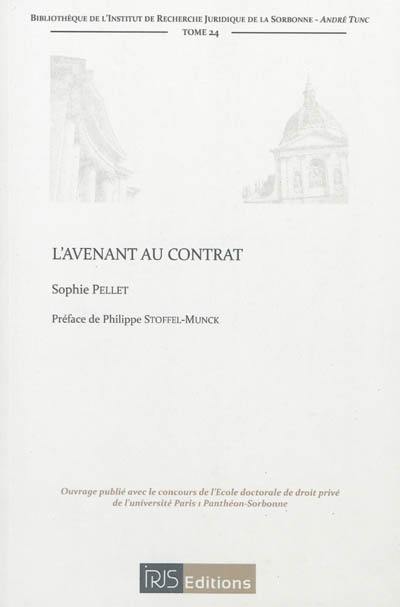 L'avenant au contrat