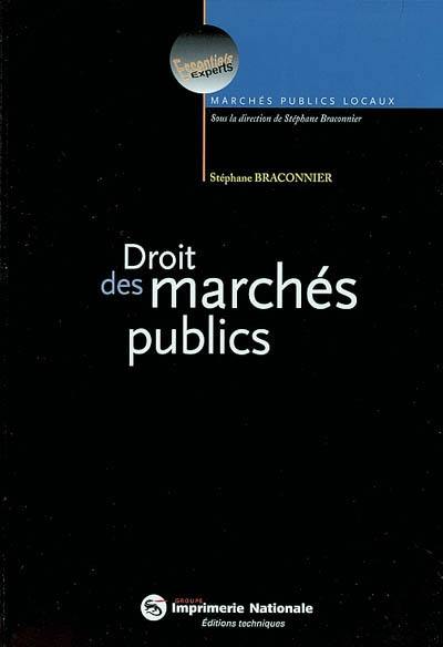 Droit des marchés publics Droit des marchés publics