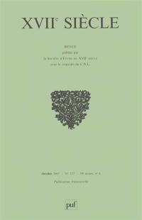 Dix-septième siècle, n° 237. Les jésuites dans l'Europe savante : journée d'étude de la Société d'étude du XVIIe siècle