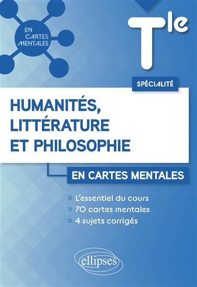Spécialité humanités, littérature et philosophie en cartes mentales, terminale