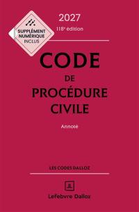 Code de procédure civile 2027, annoté