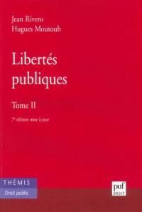 Libertés publiques. Vol. 2