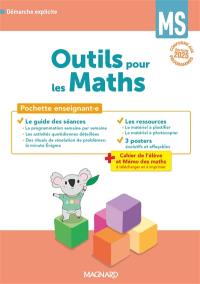 Outils pour les maths MS : pochette enseignant : guide pédagogique + posters + fiches