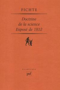 Doctrine de la science, exposé de 1812
