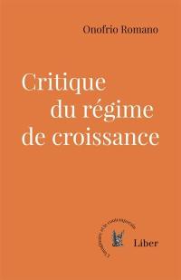 Critique du régime de croissance