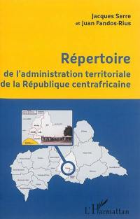 Répertoire de l'administration territoriale de la République centrafricaine