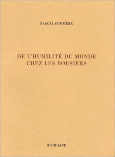 De l'humilité du monde chez les bousiers