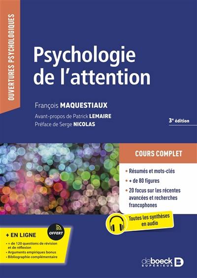 Psychologie de l'attention Psychologie de l'attention