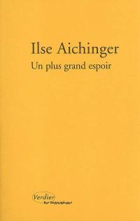 Un plus grand espoir