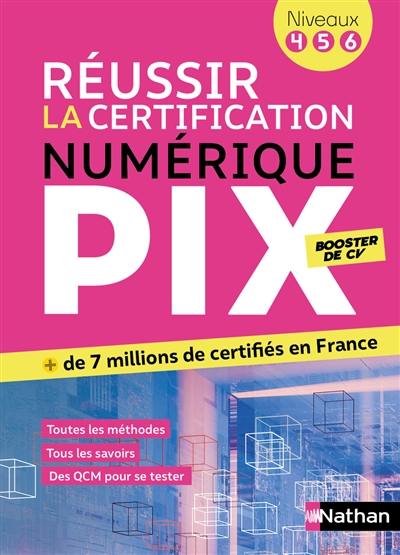 Réussir la certification numérique PIX : niveaux 4, 5, 6