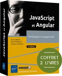 JavaScript et Angular : développez vos pages web : coffret 2 livres